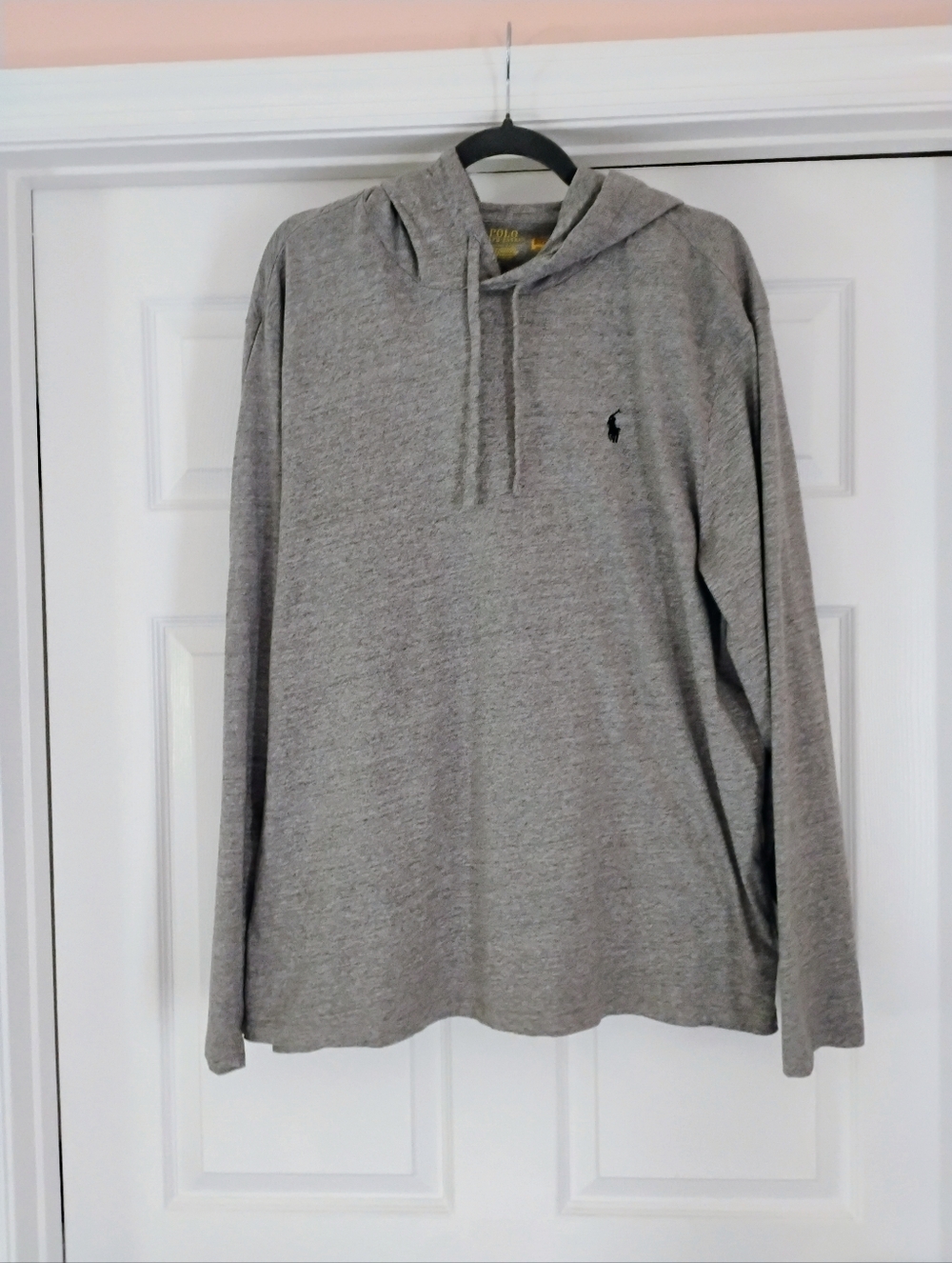 Polo by Ralph Lauren Heather Gray Hooded Long-Sleeve Pullover